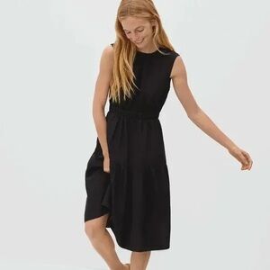 Everlane Linen Open-Back Dress